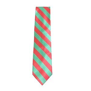 Alexander Logan Neckwear mint and peach coral tie men's 3.5" wide 57" long